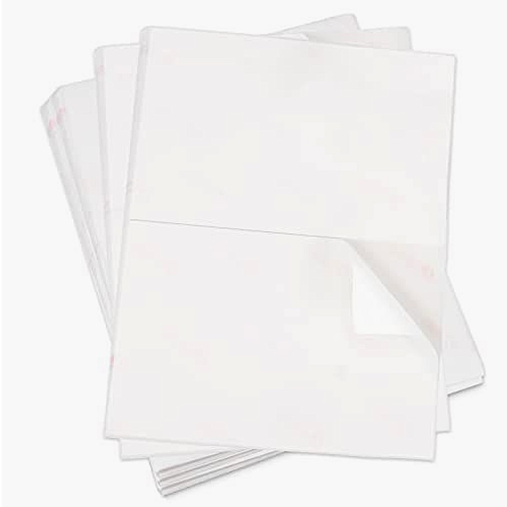L LIKED Half Sheet Self Adhesive Shipping Labels 8.5" x 5.5"